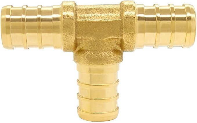 Hooshing 18 Pack 1/2" PEX Fitting Combo, Straight Coupling, Tee Set | Heavy - Image 5