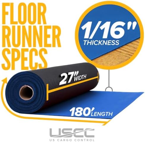 US Cargo Control 27 Inch x 180 Feet Neoprene Floor Runners, Large Reusable - Image 2