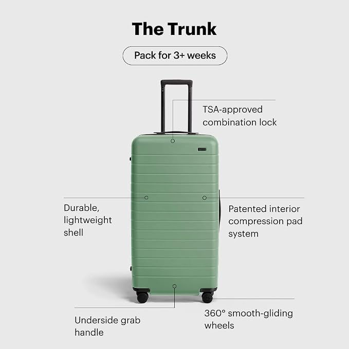 Away Large Trunk Luggage, 31 Inch Hardside Suitcase - Image 3