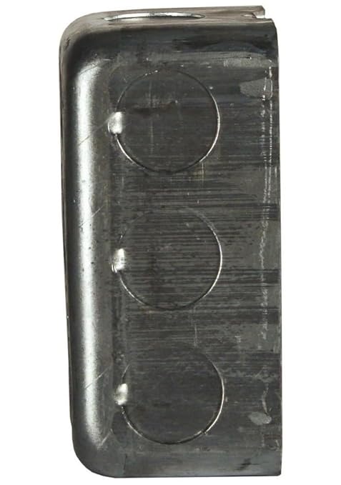 Best Electrical Gray Metal Utility Box Extension Ring 1-7/8 Deep Box Extender - Image 3