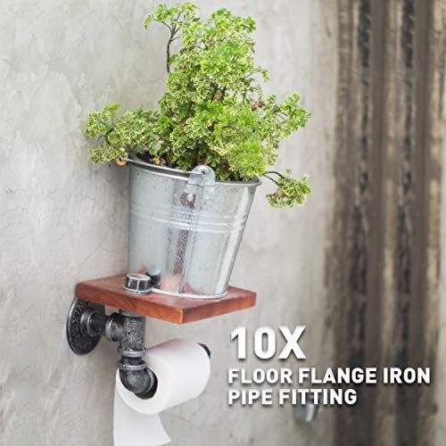 1" Floor Flange, Home TZH Malleable Iron Threaded Pipe Flange - Image 7