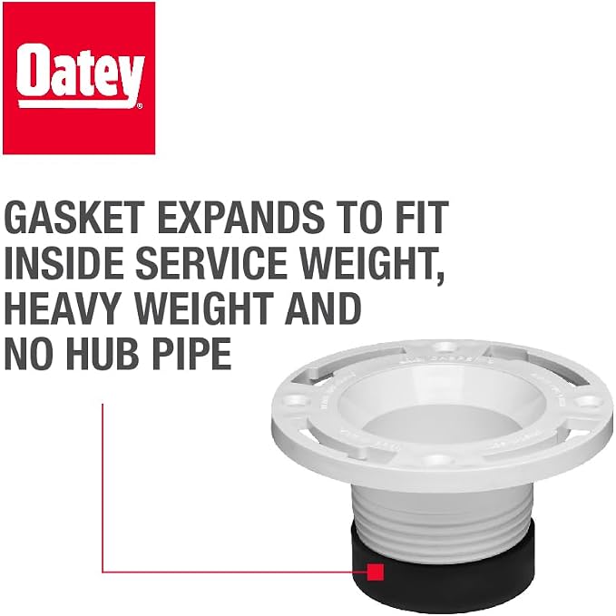 Oatey 3 in. PVC Twist-N-Set Closet Flange - Image 6