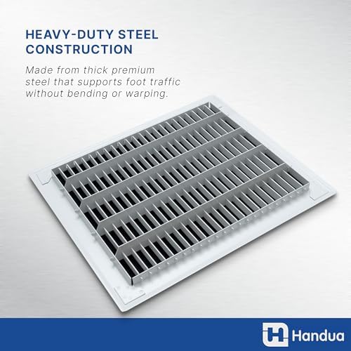 Fits 14x14 and 14x14 Duct Opening | Return Air Floor Grille by Handua | - Image 3