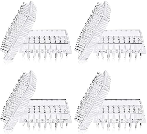 Jetec 8 Pcs Carpet Protectors Furniture Leg Spiked Caster Cups by Jetec
