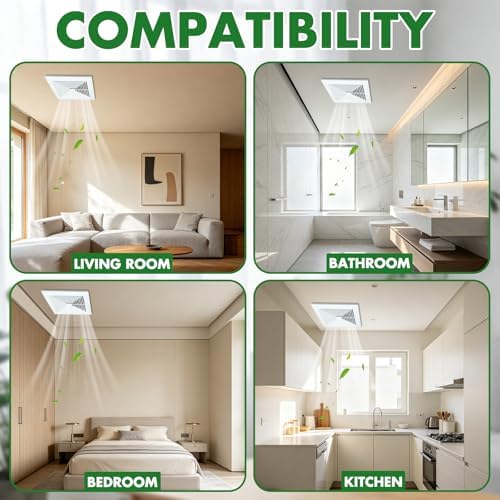 Bathroom Exhaust Fan Cover 11x11 Vent Cover - Image 6