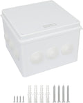Junction Box, ABS Plastic IP65 Waterproof and Dustproof, Universal Electrical by LeMotech