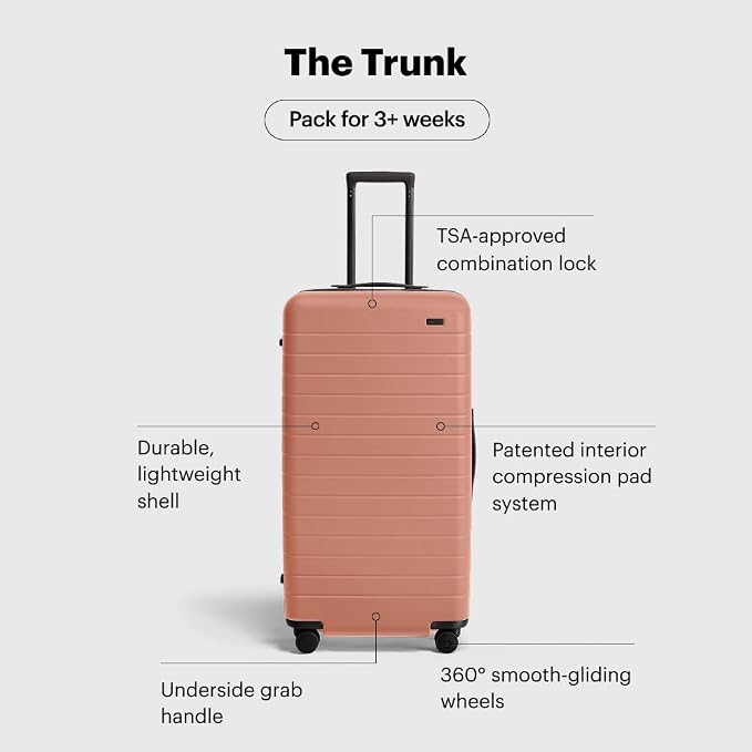 Away Large Trunk Luggage, 31 Inch Hardside Suitcase - Image 4