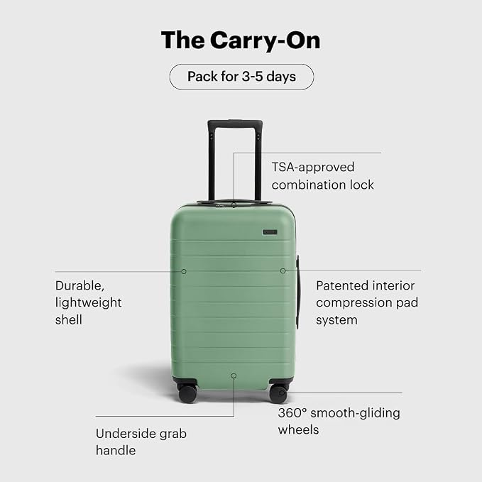 Away Carry-On Luggage, Lightweight Hardside Suitcase - Image 3
