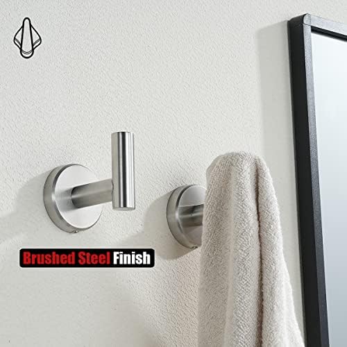JQK Bathroom Towel Hook, Coat Robe Clothes Bath Wall Hooks - Image 6
