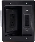 Legrand - On-Q in-Wall TV Cable Management Kit, Recessed Power & Low Voltage by Legrand-On-Q