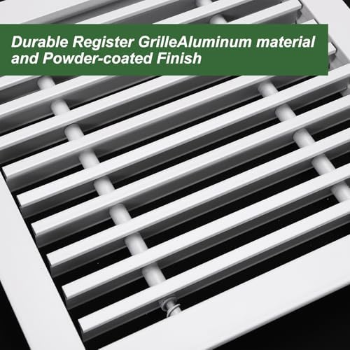 PATIKIL 12x6 Inch Linear Bar Air Vent Grille Aluminum Register Vent Cover - Image 4
