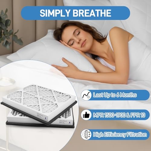 20x25x3 MERV 13 Pleated Air Filter, 2 Pack, Compatible - Image 5