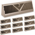 Yaocom 10 Pack Baseboard Register Vent 18 Inch Air Vent Covers by Yaocom