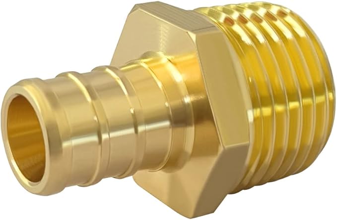 Hooshing 10PCS Pex Fitting 1/2" Male NPT to 1/2" Pex Male Adapter | Heavy Duty - Image 4