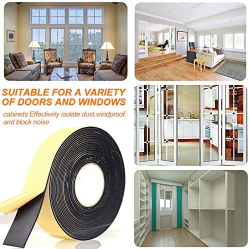 Foam Insulation Tape Adhesive, Weatherstrip, Waterproof, Air Conditioning - Image 5
