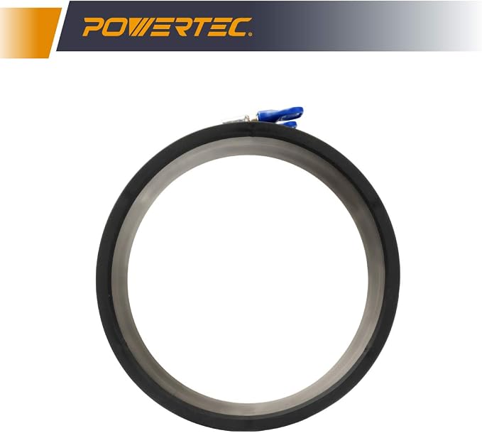 POWERTEC 70281-P2V 6 Inch Dust Control Flex Cuff w/Adjustable Key Hose Clamps - Image 3