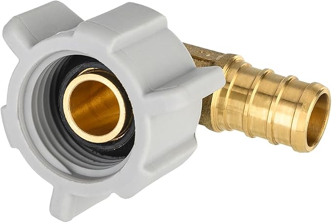 EFIELD 1/2" Pex x 1/2" Female NPT Swivel Elbow | Brass Barb Crimp Fittings - Image 8