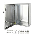 Electrical Enclosure 24x24x12, 304 Stainless Steel Enclosure IP66 Waterproof by YcXingnon