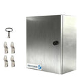 NBCYUNER Stainless Steel Electrical Enclosure 20x16x8 Inch NEMA 4X Enclosure by NBCYUNER