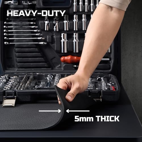ONREVA Workbench Mat 20X72 Inches, 5mm Thick EVA Rubber Work Mat, Protect Your - Image 4