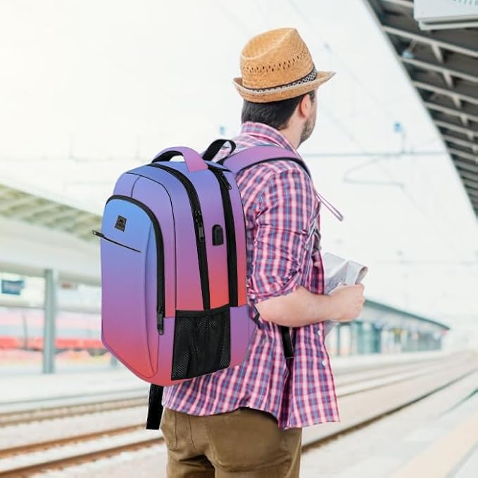 MATEIN Fashion Laptop Backpack, Slim Sturdy Travel Laptops Backpack - Image 8