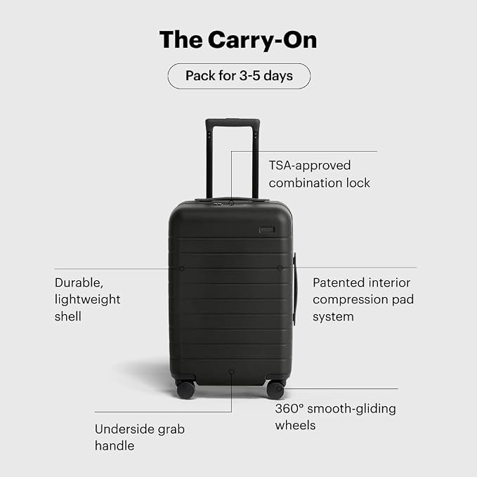 Away Carry-On Luggage, Lightweight Hardside Suitcase - Image 3
