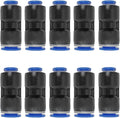 1/4" OD x 3/8" OD Pneumatic quick Connector Push to Connect fittings Straight by ROZESAZZ