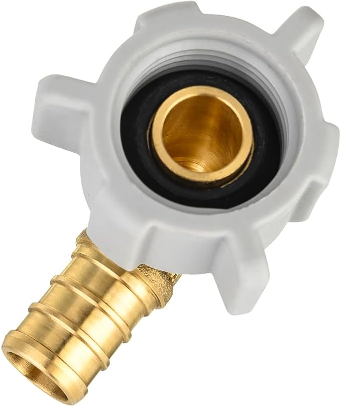 EFIELD 1/2" Pex x 1/2" Female NPT Swivel Elbow | Brass Barb Crimp Fittings by EFIELDPEXTUBING
