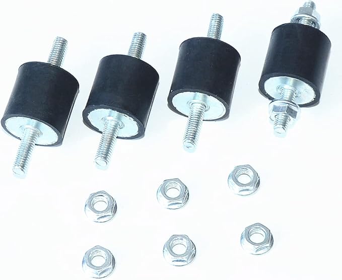4pcs 25 x 25mm Rubber Mounts Rubber Vibration Isolator Mounts Shock Absorber - Image 3