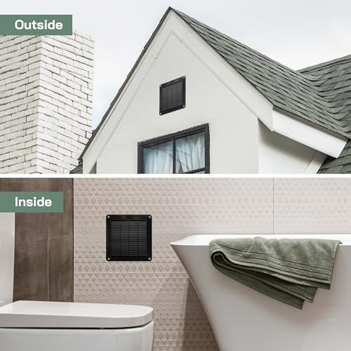 Vent Systems 10" x 10" Inch Black - Image 5