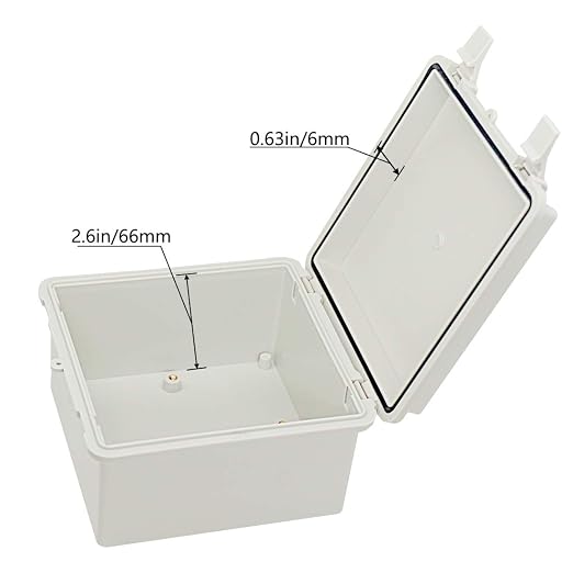 Zulkit Junction Box ABS Plastic Dustproof Waterproof IP65 Electrical Boxes - Image 4
