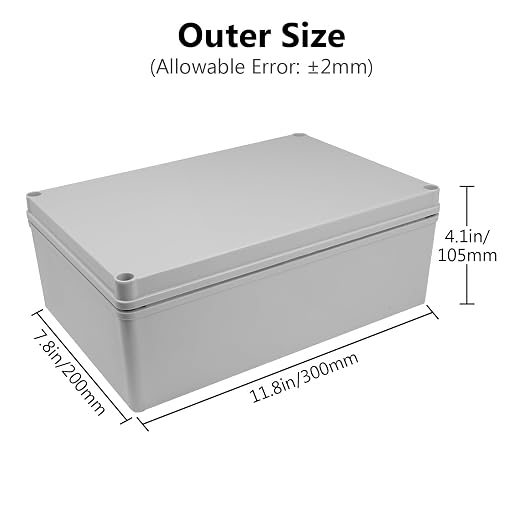Junction Box IP67 Waterproof Dustproof Electrical Box Project Box DIY Enclosure - Image 2