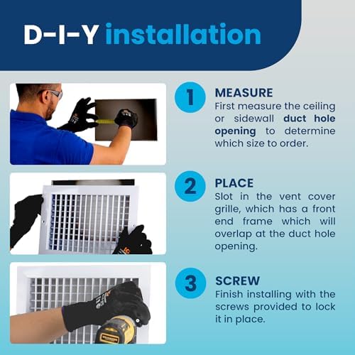 30 x 8 Duct Hole Adjustable Vent Cover - Image 5