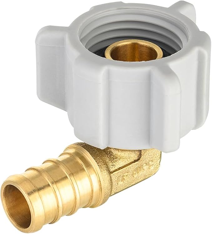 EFIELD 1/2" Pex x 1/2" Female NPT Swivel Elbow | Brass Barb Crimp Fittings by EFIELDPEXTUBING