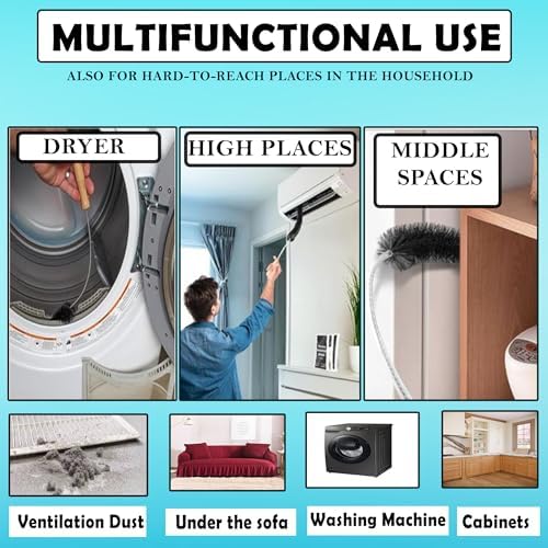 Dryer Vent Cleaner Kit – Flexible Lint Brush - Image 6
