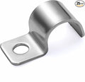 Conduit Pipe Clamps, 304 Ss Pipe Mounting Brackets, Metal One-Hole P-type Clips by Unknown