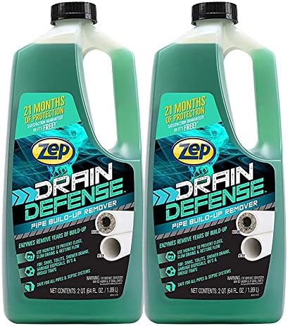 Zep Drain Defense Pipe Build-Up Remover - 64 oz - Image 5