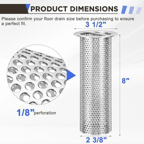 2 Pcs Commercial Floor Drain Strainer - Image 2