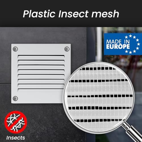 Repa Market 16x4 Inch Scratch Resistant Air Vent Cover White Galvanized - Image 4