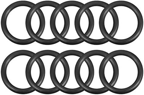 uxcell Nitrile Rubber O-Rings 38mm OD 28mm ID 5mm Width, Metric Sealing Gasket by uxcell