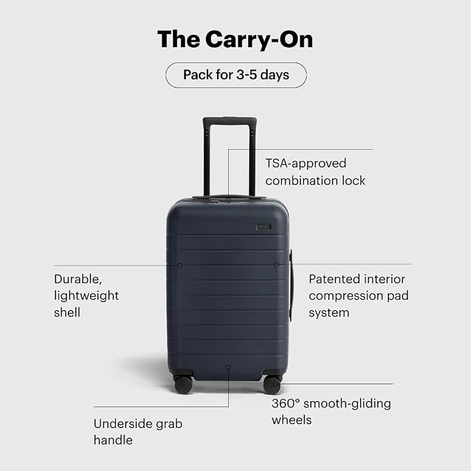 Away Carry-On Luggage, Lightweight Hardside Suitcase - Image 3