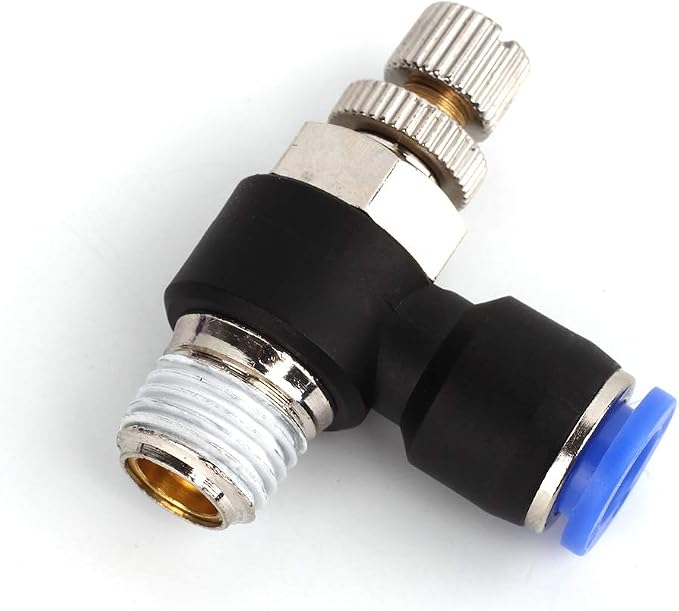SNS 90 Degree Elbow Air Flow Control Valve Push To Connect Fitting Speed - Image 5