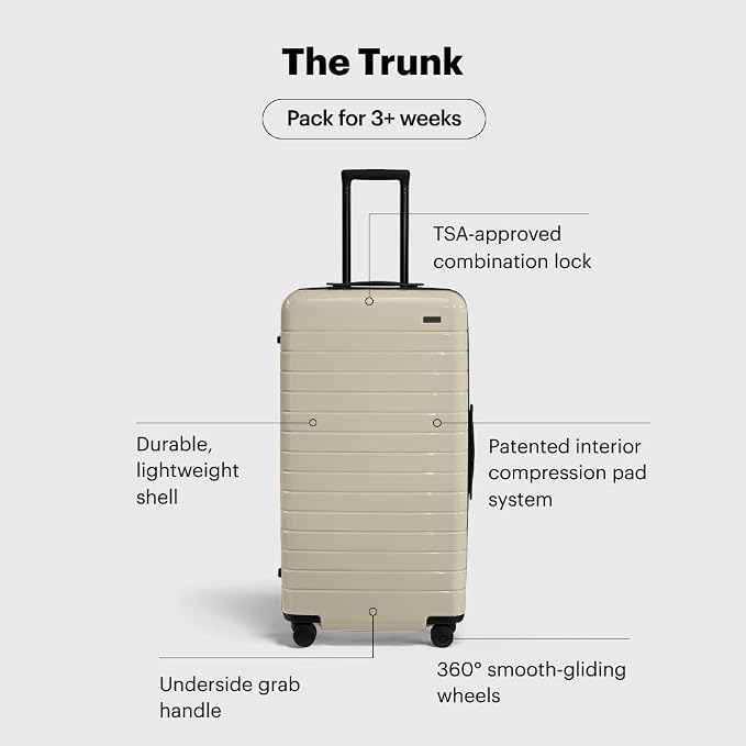 Away Large Trunk Luggage, 31 Inch Hardside Suitcase - Image 4