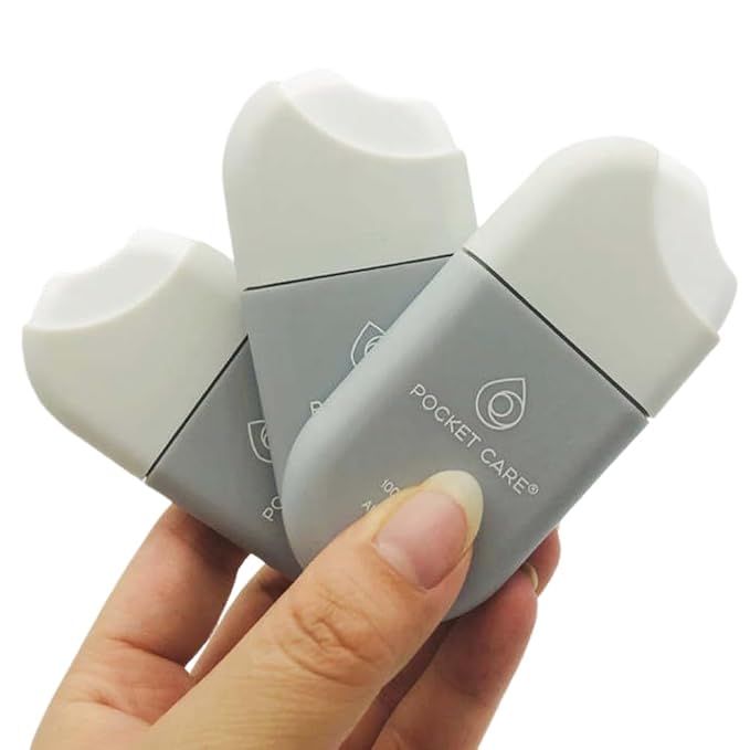 POCKET CARE | 3 Pack Unscented Hand Moisturizing cleanser Spray .50 Fl OZ each - Image 9