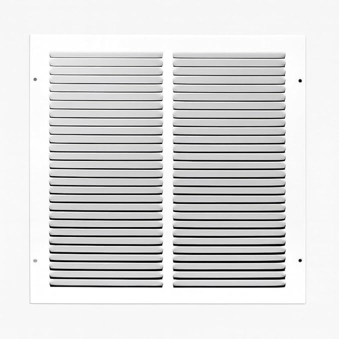 12 x 12 Inch Return Air Vent Cover, Solid Steel HVAC Grille by SierraGrates