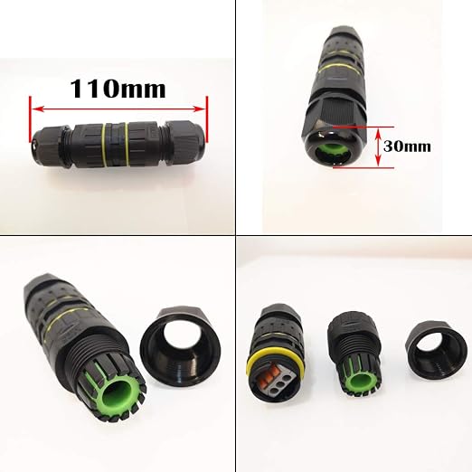 CESFONJER 6 Pcs IP68 Waterproof Junction Box 2/3 Way Line M25 Extension - Image 4