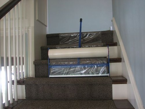 Plasticover - PCC240200 Carpet Protection Film, Temporary Adhesive Plastic - Image 4