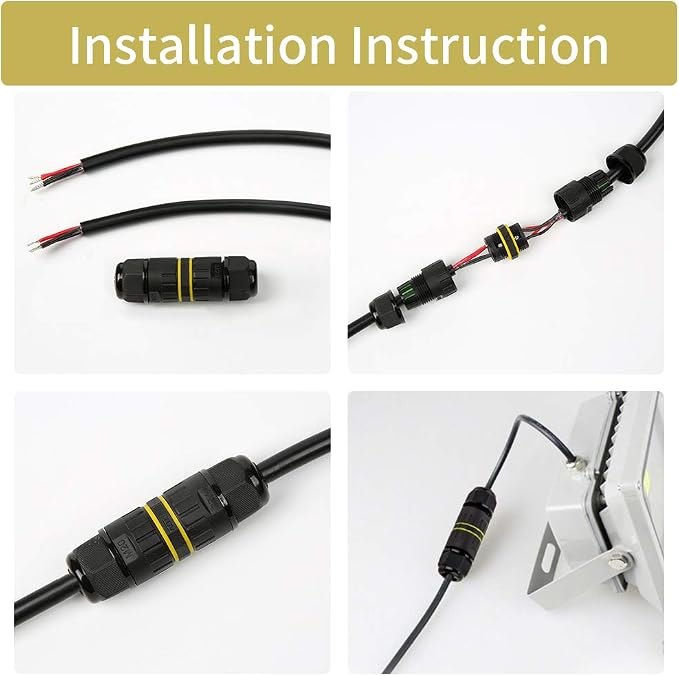 3 Pole Wire Connector Waterproof IP68 External Electrical Junction Box - Image 5