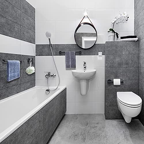 Nolimas Matte Black Bath Hand Towel Bar Single Bars Towel Rack Rod Classic Wall - Image 2
