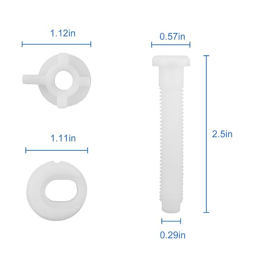 Toilet Seat Bolts Replacement Kit - Image 2